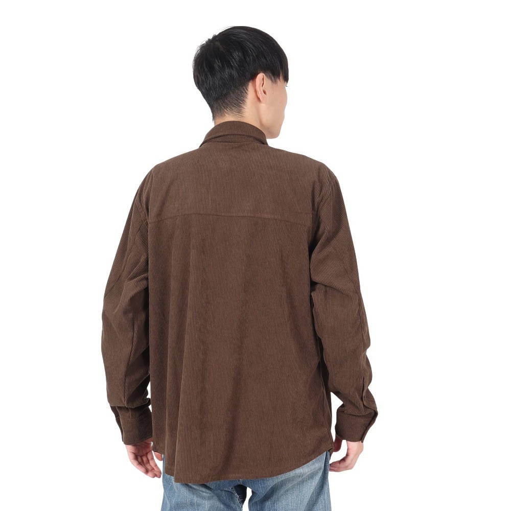 リーフ（REEF）（メンズ）コーデュロイ ロングスリーブシャツ RFWSM2431-BRW