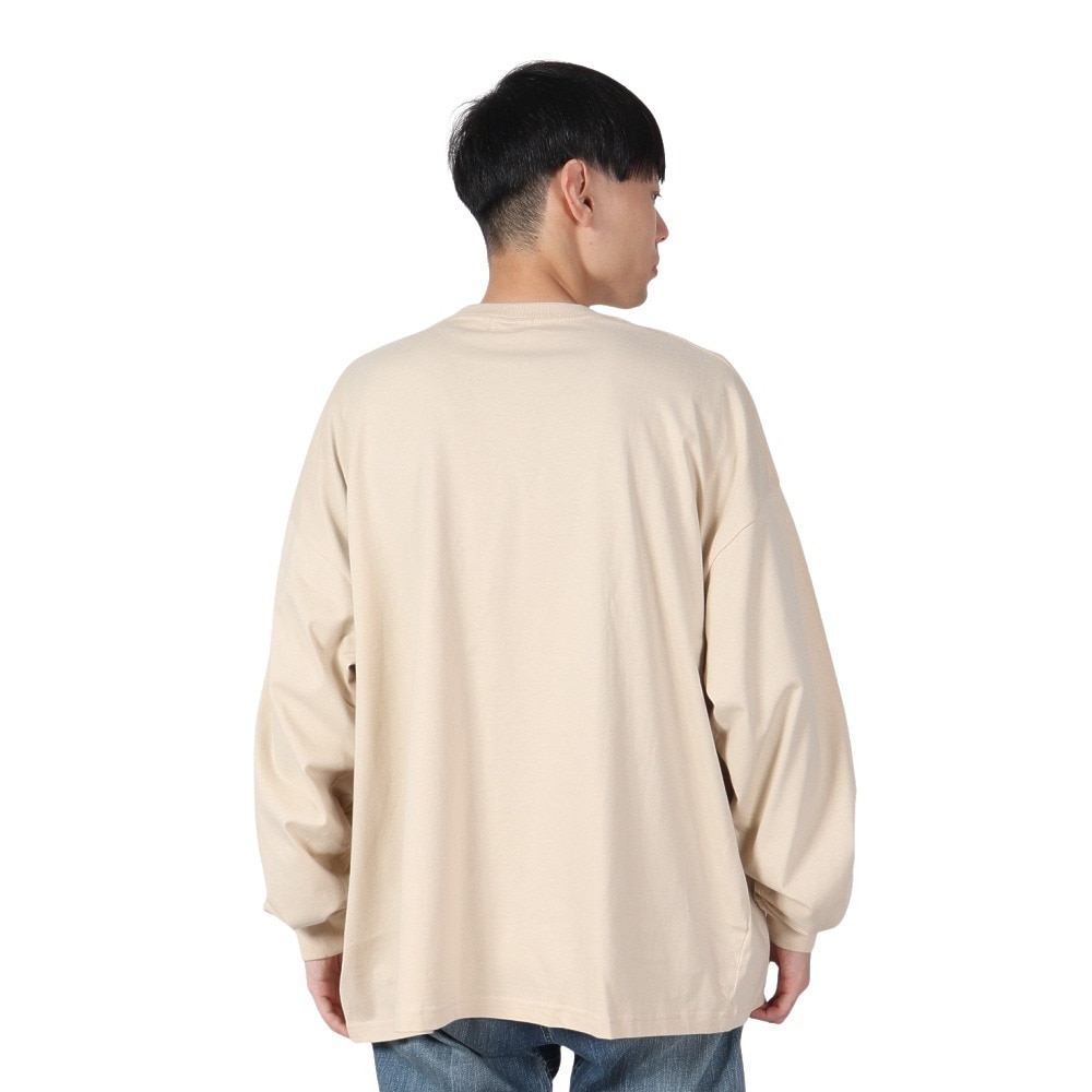 IPD（IPD）（メンズ）WEDGE ロングスリーブTシャツ IPDLSWG-801-BEG
