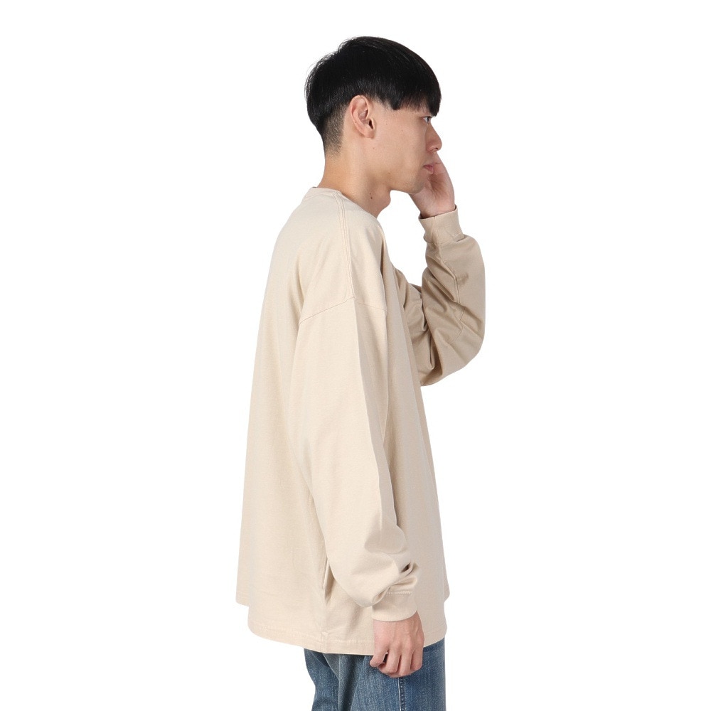 IPD（IPD）（メンズ）WEDGE ロングスリーブTシャツ IPDLSWG-801-BEG