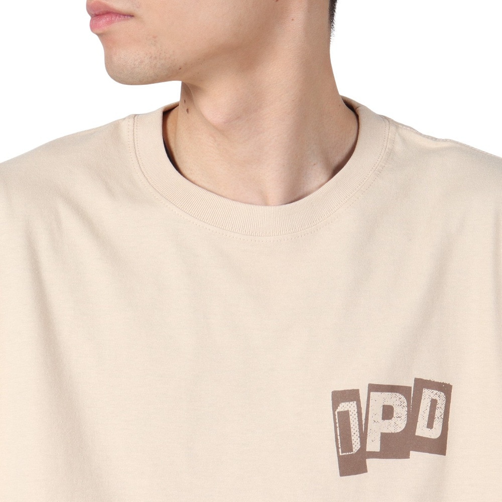 IPD（IPD）（メンズ）WEDGE ロングスリーブTシャツ IPDLSWG-801-BEG