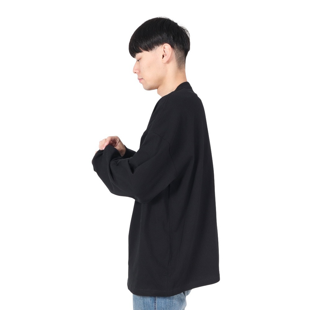IPD（IPD）（メンズ）WEDGE ロングスリーブTシャツ IPDLSWG-801-BLK