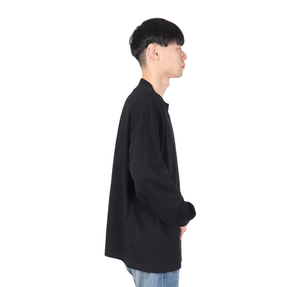 IPD（IPD）（メンズ）WEDGE ロングスリーブTシャツ IPDLSWG-801-BLK