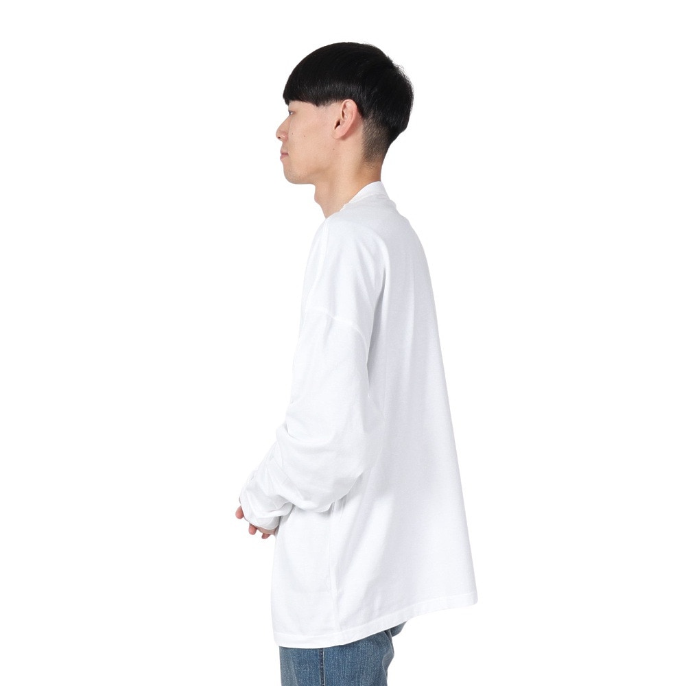 IPD（IPD）（メンズ）WEDGE ロングスリーブTシャツ IPDLSWG-801-WHT