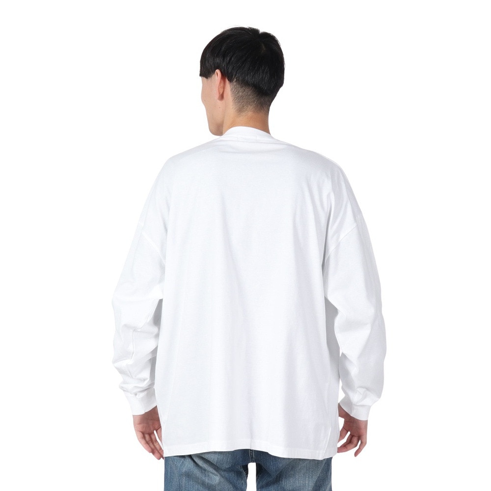 IPD（IPD）（メンズ）WEDGE ロングスリーブTシャツ IPDLSWG-801-WHT