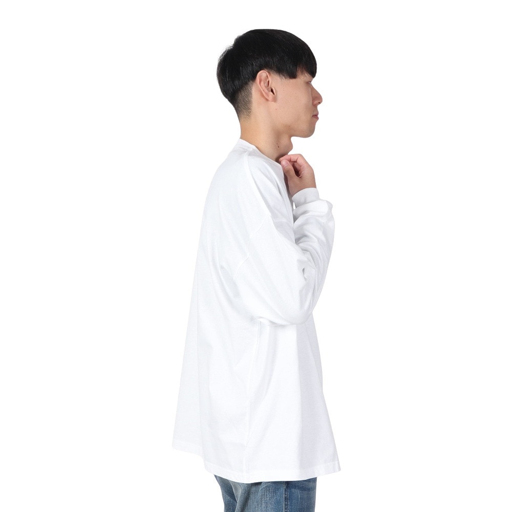 IPD（IPD）（メンズ）WEDGE ロングスリーブTシャツ IPDLSWG-801-WHT