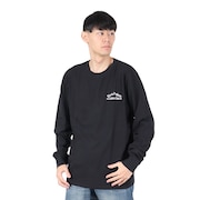 (メンズ)FLAG ロングスリーブTシャツ RTE-24316-BLK