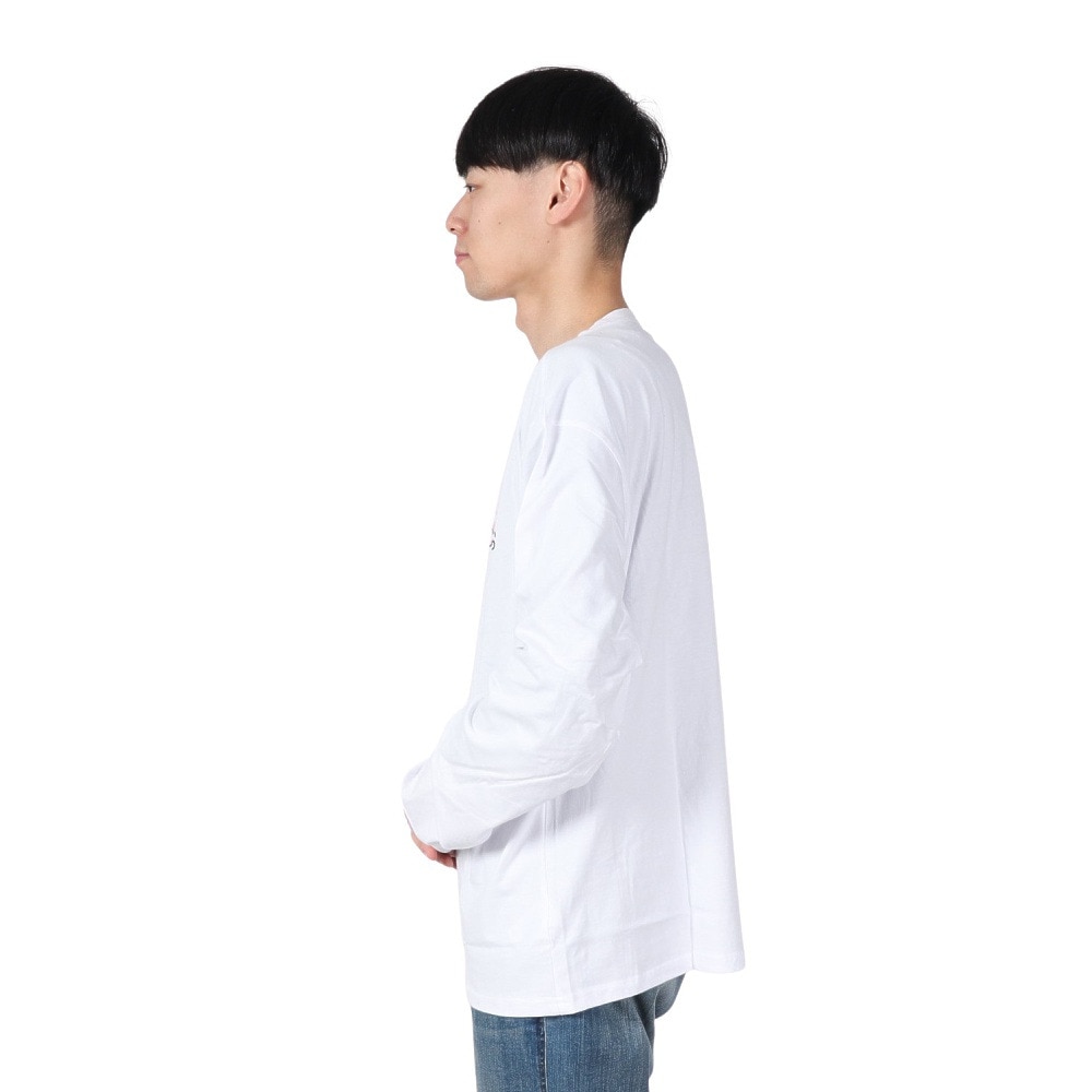 リヴィアプロジェクツ（Rivvia Projectu）（メンズ）BOUQUET ロングスリーブTシャツ RTE-24327-WHT