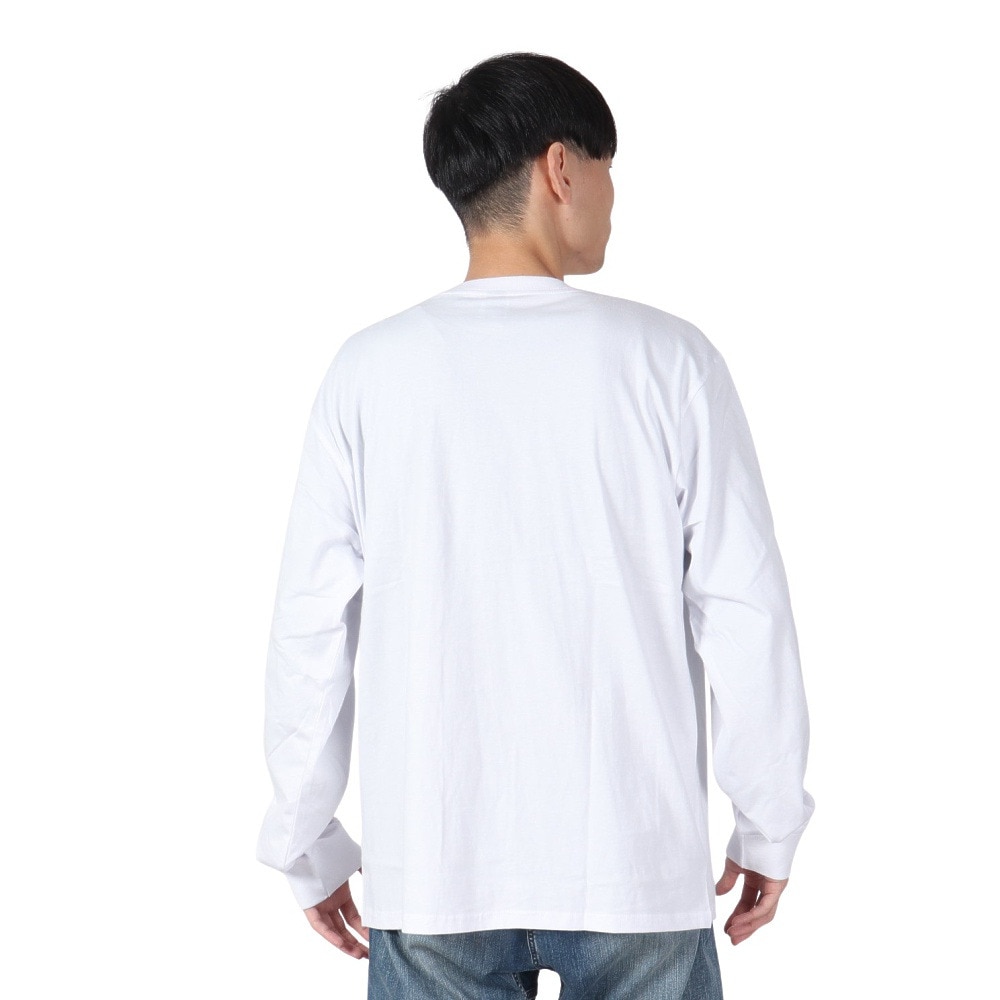 リヴィアプロジェクツ（Rivvia Projectu）（メンズ）BOUQUET ロングスリーブTシャツ RTE-24327-WHT