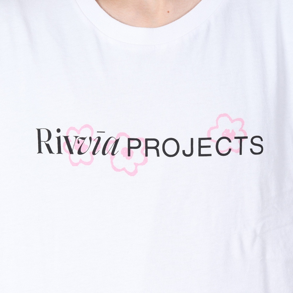 リヴィアプロジェクツ（Rivvia Projectu）（メンズ）BOUQUET ロングスリーブTシャツ RTE-24327-WHT