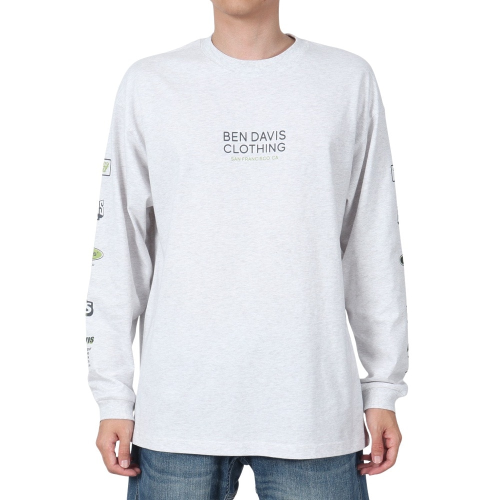 ベンデイビス（BEN DAVIS）（メンズ）長袖シャツ&半袖レイヤードTシャツ 24780035-KHA