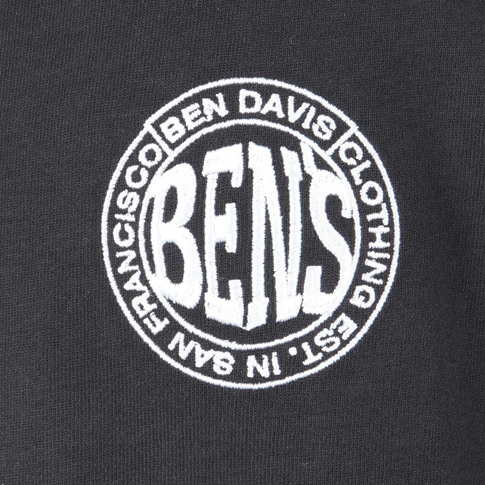 ベンデイビス（BEN DAVIS）（メンズ）サークルロゴ ロングスリーブTシャツ 24780036-BLK