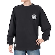 (メンズ)サークルロゴ ロングスリーブTシャツ 24780036-BLK