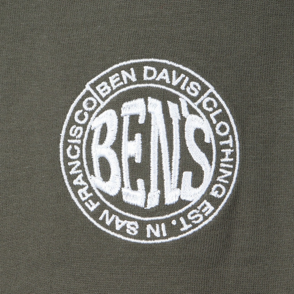 ベンデイビス（BEN DAVIS）（メンズ）サークルロゴ ロングスリーブTシャツ 24780036-KHA