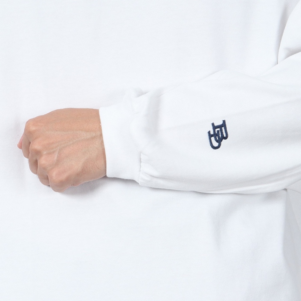 ベンデイビス（BEN DAVIS）（メンズ）サークルロゴ ロングスリーブTシャツ 24780036-WHT