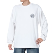 (メンズ)サークルロゴ ロングスリーブTシャツ 24780036-WHT