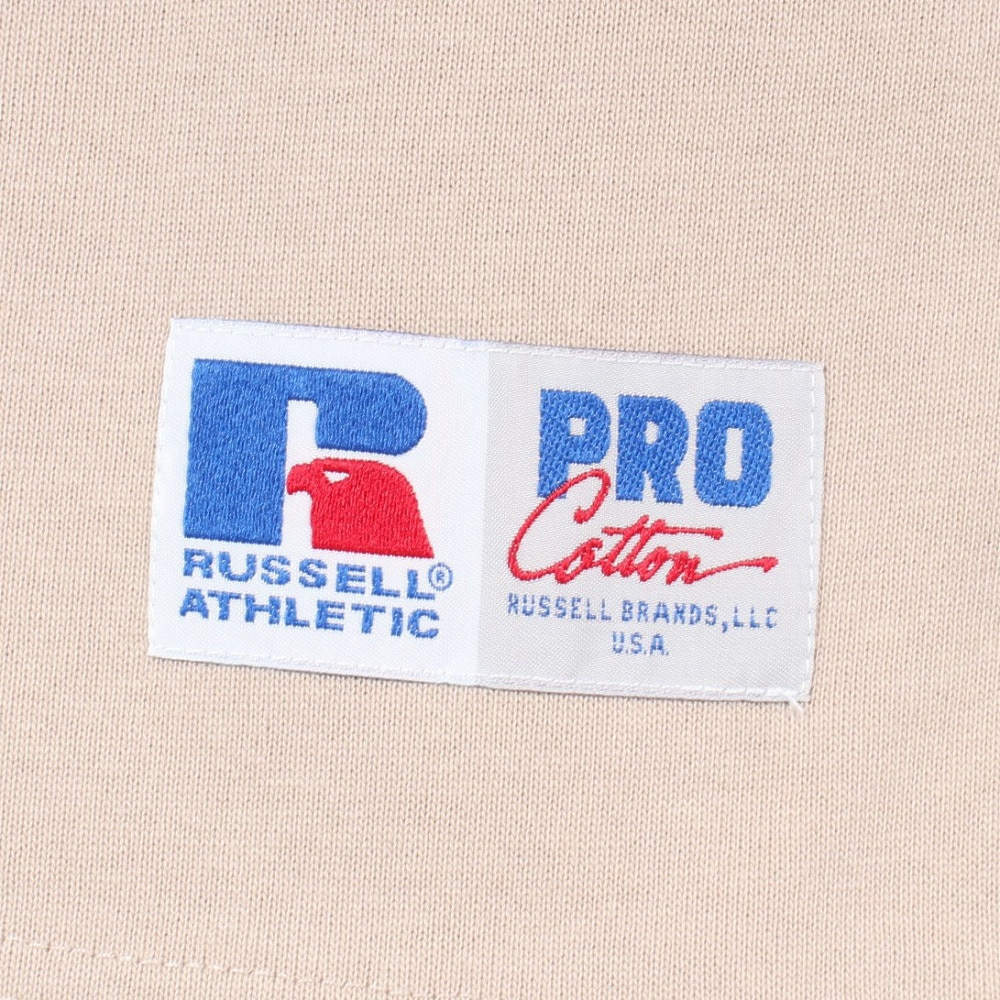 ラッセル（RUSSELL）（メンズ）ProCotton CN 長袖Tシャツ RBM24F0001 BEG