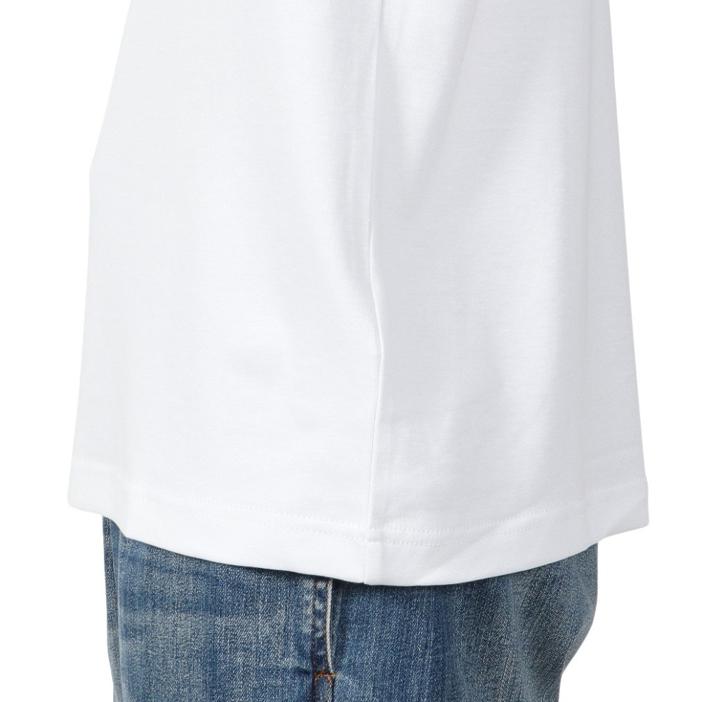 ジム（gim）（メンズ）スムースシルケット モックネック 長袖Tシャツ24538700-001