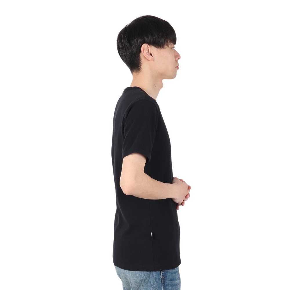 アヴィレックス（AVIREX）（メンズ）デイリー Vネック 半袖Tシャツ 783-4934008 BLACK