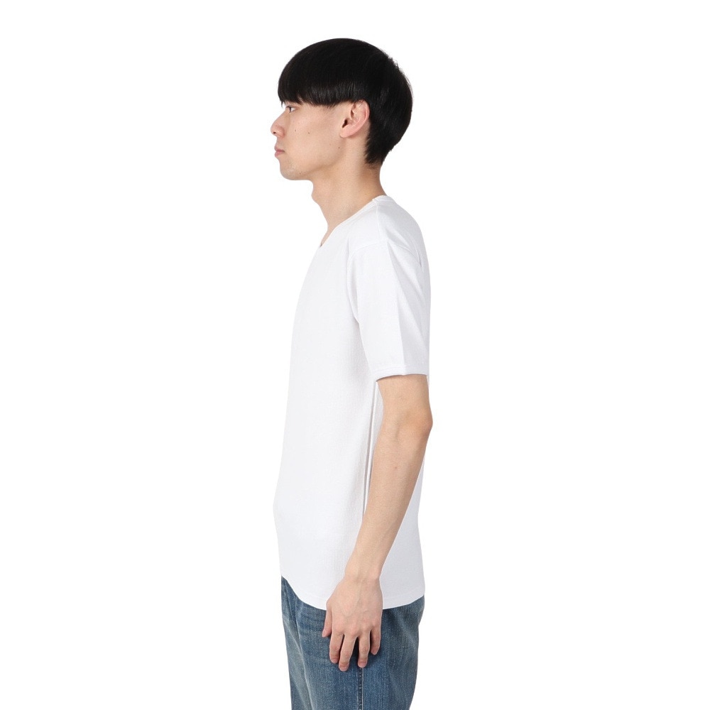 アヴィレックス（AVIREX）（メンズ）デイリー Vネック 半袖Tシャツ 783-4934008 WHITE