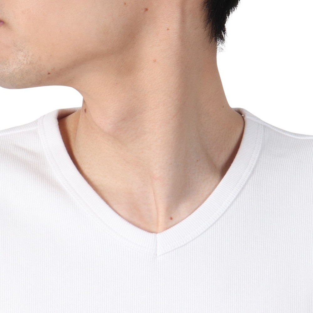アヴィレックス（AVIREX）（メンズ）デイリー Vネック 半袖Tシャツ 783-4934008 WHITE