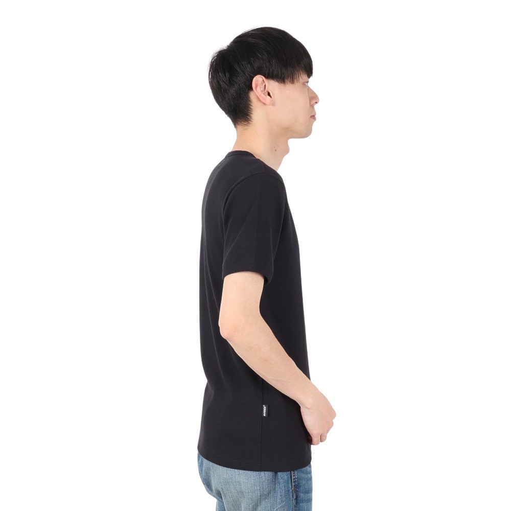 アヴィレックス（AVIREX）（メンズ）デイリー クルーネック 半袖Tシャツ 783-4934014 BLACK