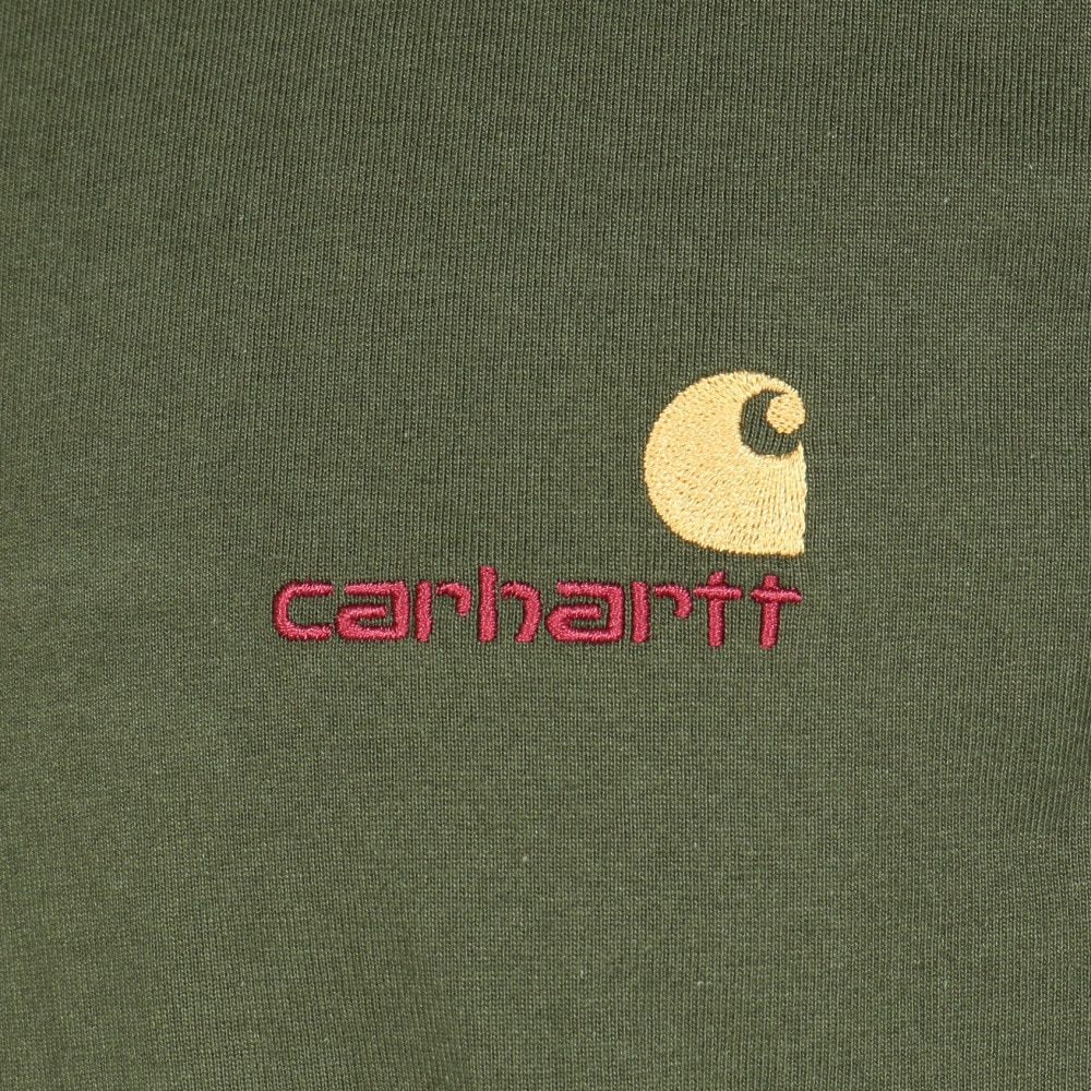 カーハート（CARHARTT）（メンズ）ロングスリーブ アメリカンスクリプト Tシャツ I0299552BRXX24FW