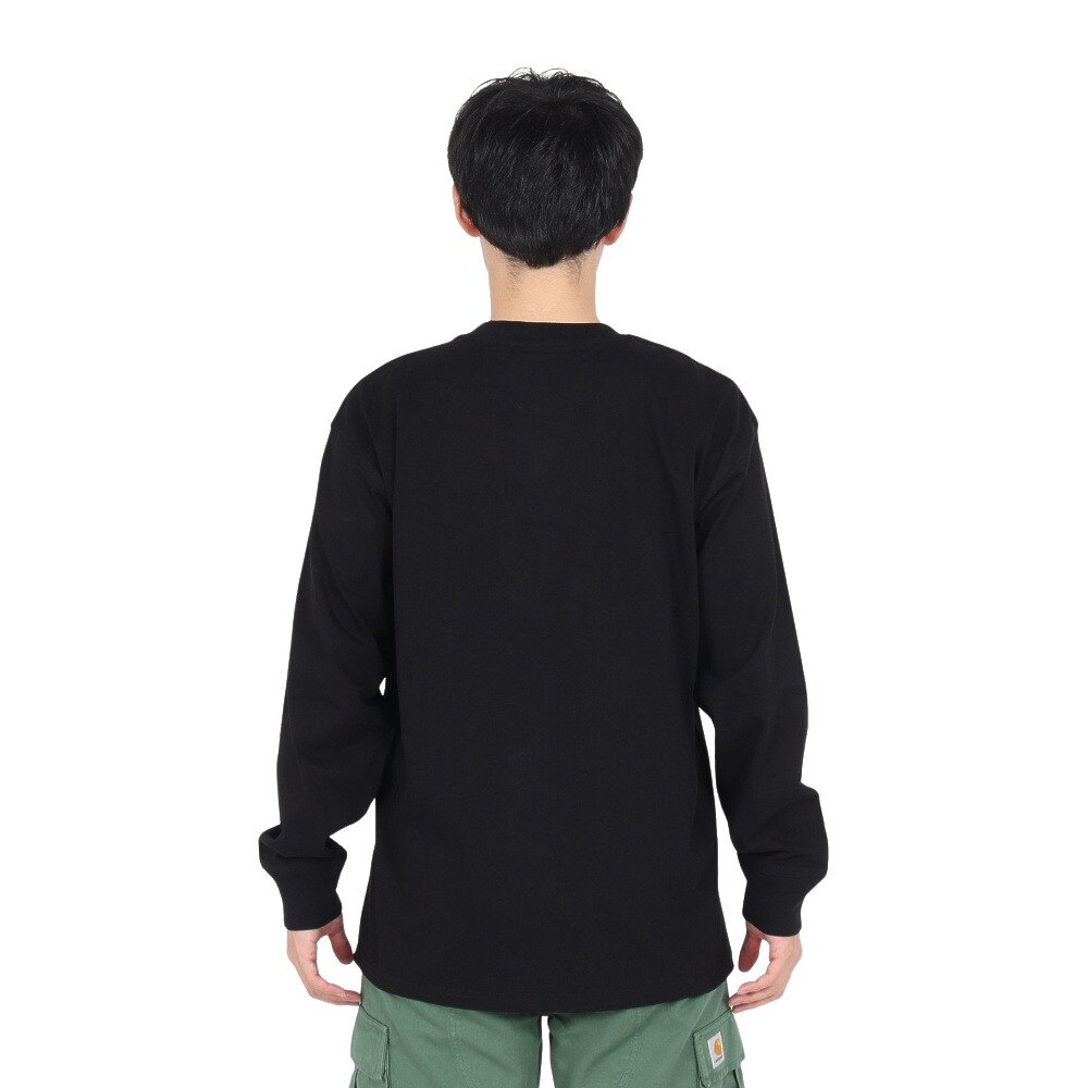 カーハート（CARHARTT）（メンズ）ロングスリーブ アメリカンスクリプト Tシャツ I02995589XX24FW