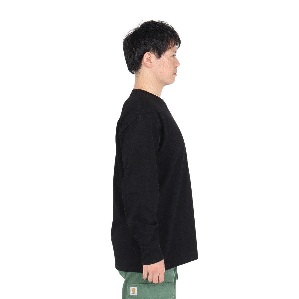 カーハート（CARHARTT）（メンズ）ロングスリーブ アメリカンスクリプト Tシャツ I02995589XX24FW