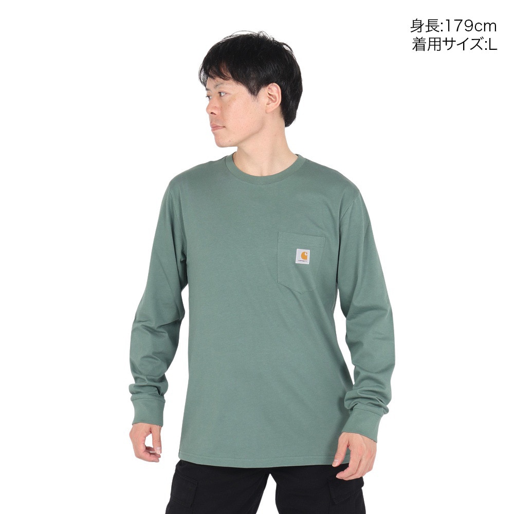 カーハート（CARHARTT）（メンズ）ロングスリーブ ポケットTシャツ I03043729NXX24FW