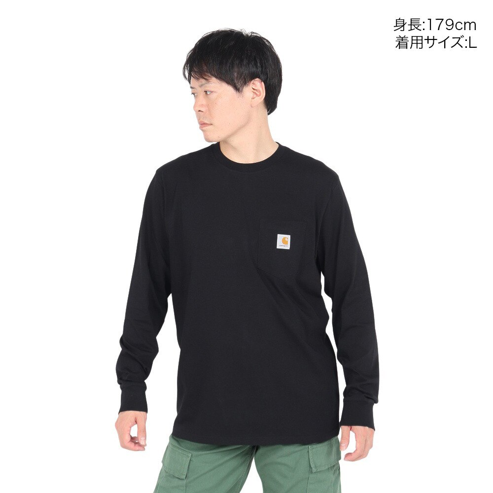 カーハート（CARHARTT）（メンズ）ロングスリーブ ポケットTシャツ I03043789XX24FW