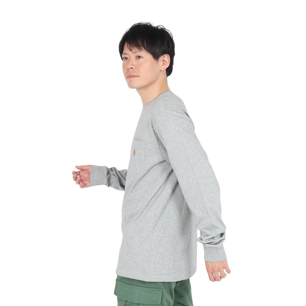 カーハート（CARHARTT）（メンズ）ロングスリーブ ポケットTシャツ I030437V6XX24FW