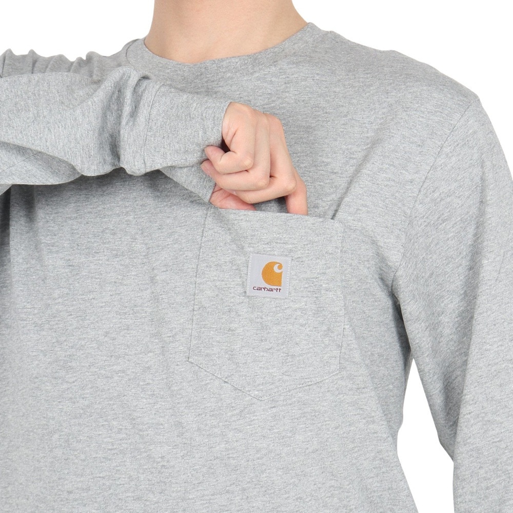 カーハート（CARHARTT）（メンズ）ロングスリーブ ポケットTシャツ I030437V6XX24FW