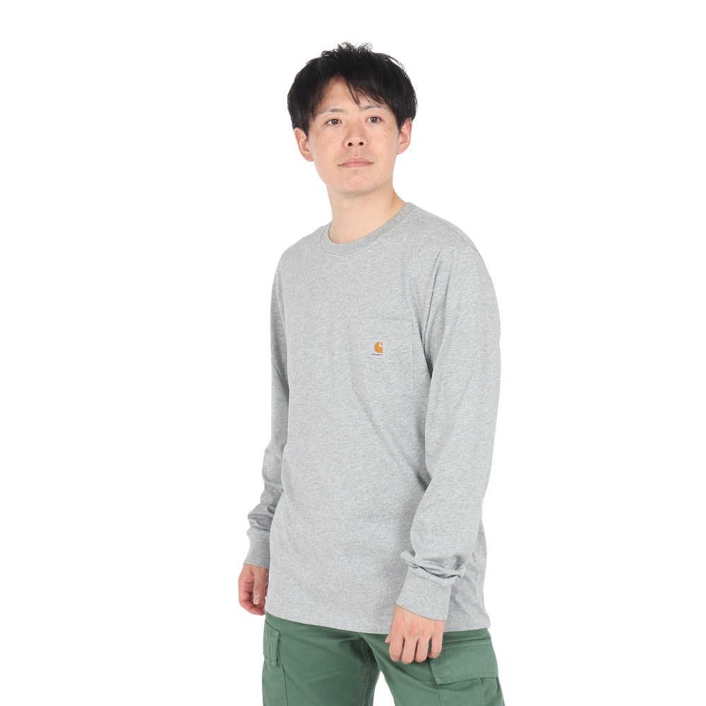 カーハート（CARHARTT）（メンズ）ロングスリーブ ポケットTシャツ I030437V6XX24FW