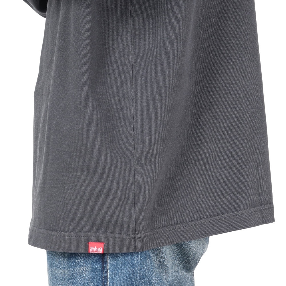 マンハッタンポーテージ（ManhattanPortage）（メンズ）ロングスリーブ プリント Tシャツ 24FW-MP-M592 CHARCOAL