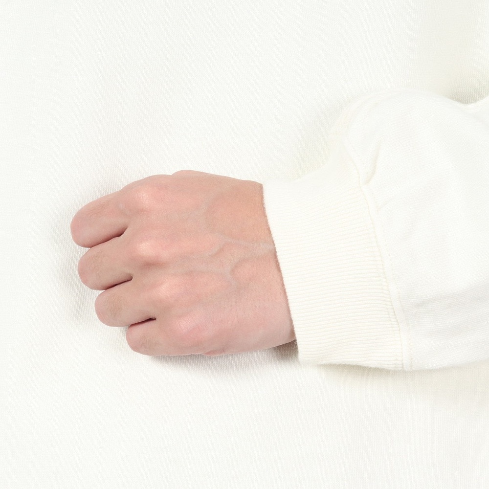 マンハッタンポーテージ（ManhattanPortage）（メンズ）ロングスリーブ プリント Tシャツ 24FW-MP-M592 IVORY