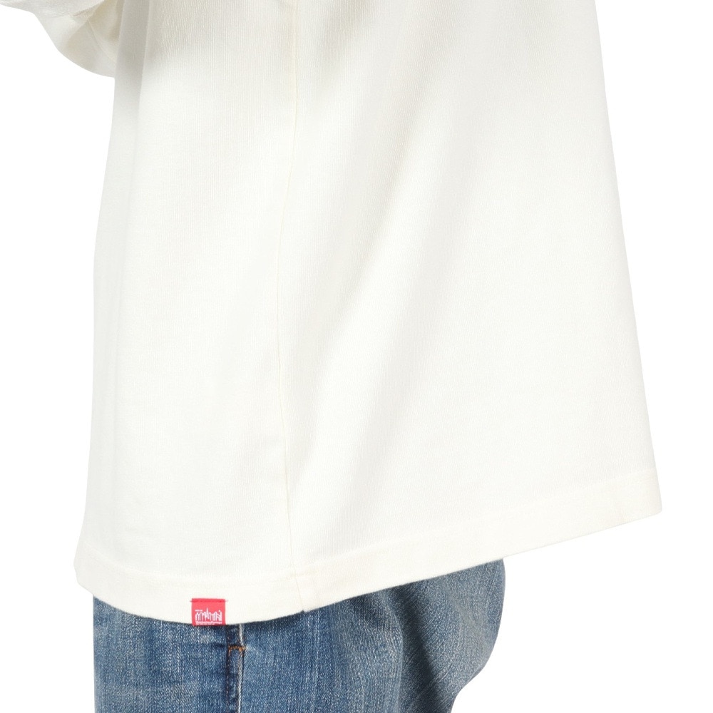 マンハッタンポーテージ（ManhattanPortage）（メンズ）ロングスリーブ プリント Tシャツ 24FW-MP-M592 IVORY