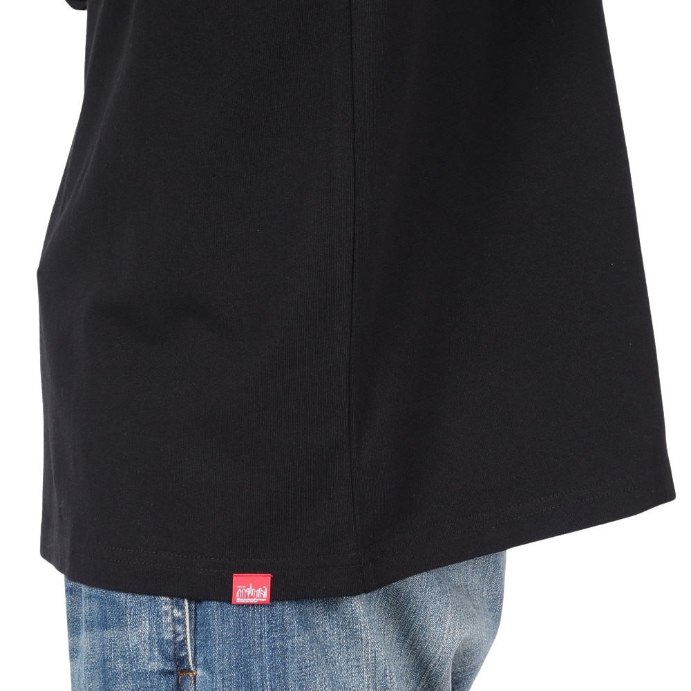 マンハッタンポーテージ（ManhattanPortage）（メンズ）ロングスリーブ プリント Tシャツ 24FW-MP-M593 BLACK