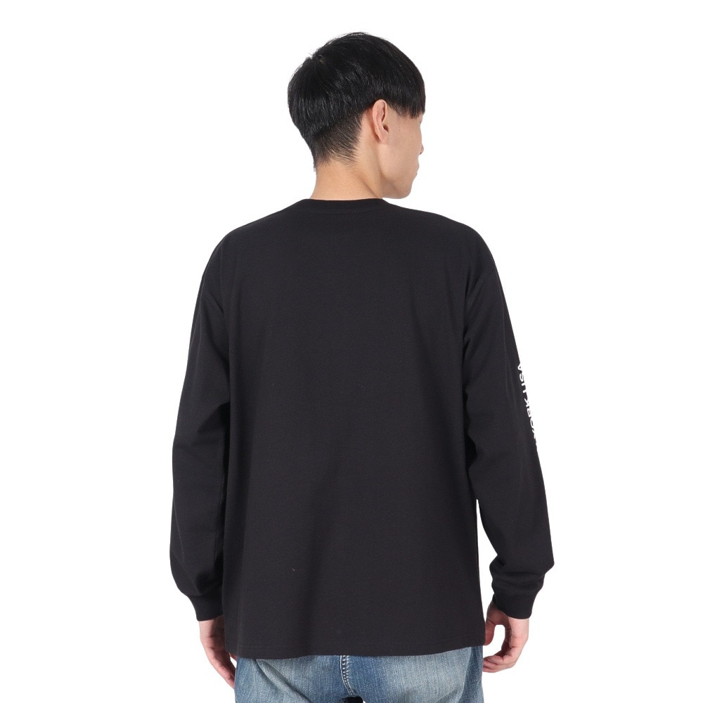 マンハッタンポーテージ（ManhattanPortage）（メンズ）長袖プリントTシャツ MP-M371 BLACK