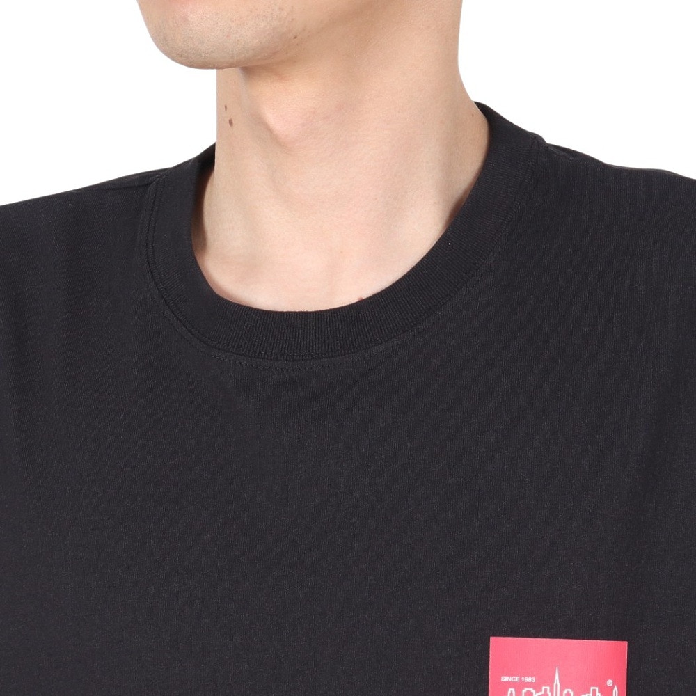 マンハッタンポーテージ（ManhattanPortage）（メンズ）長袖プリントTシャツ MP-M371 BLACK