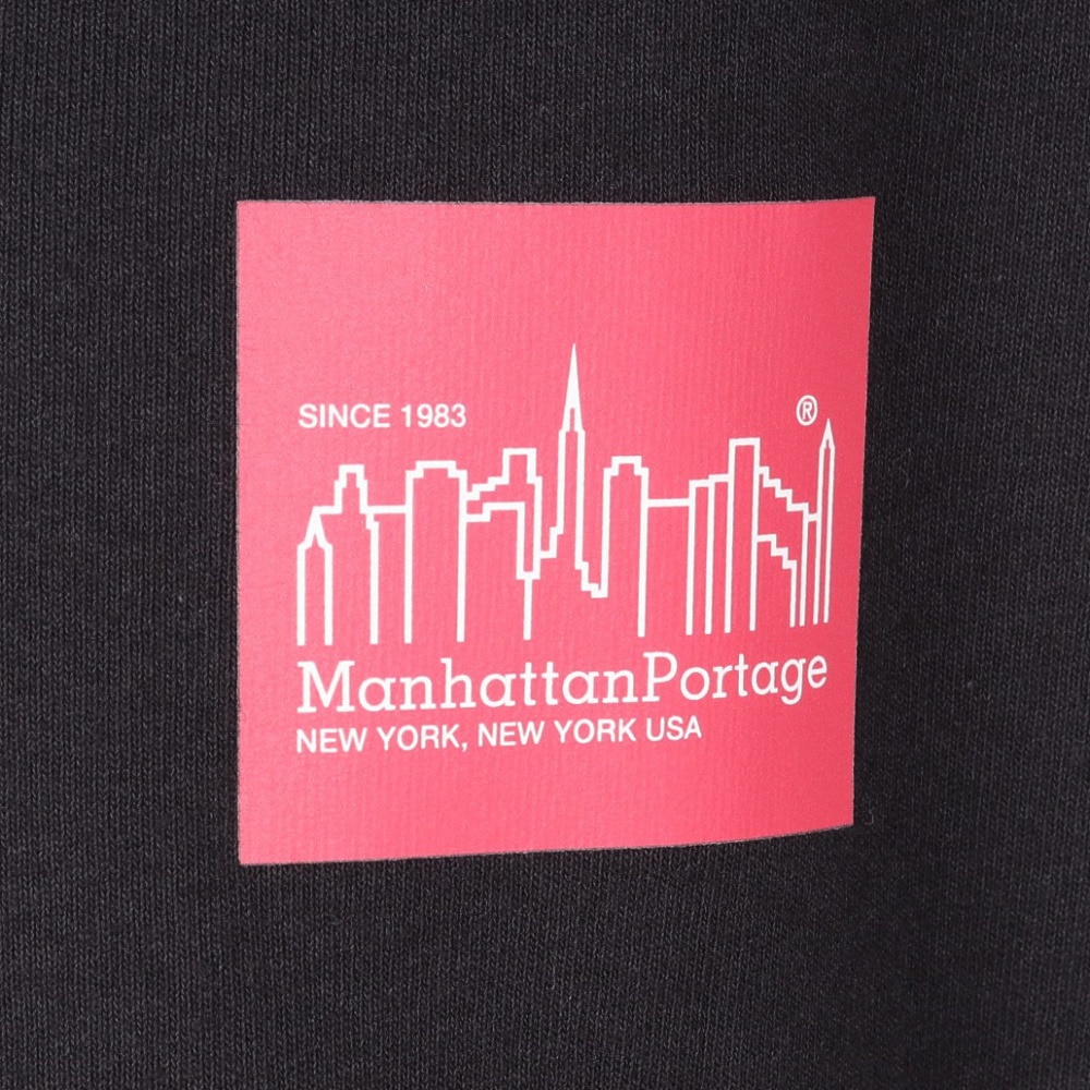 マンハッタンポーテージ（ManhattanPortage）（メンズ）長袖プリントTシャツ MP-M371 BLACK