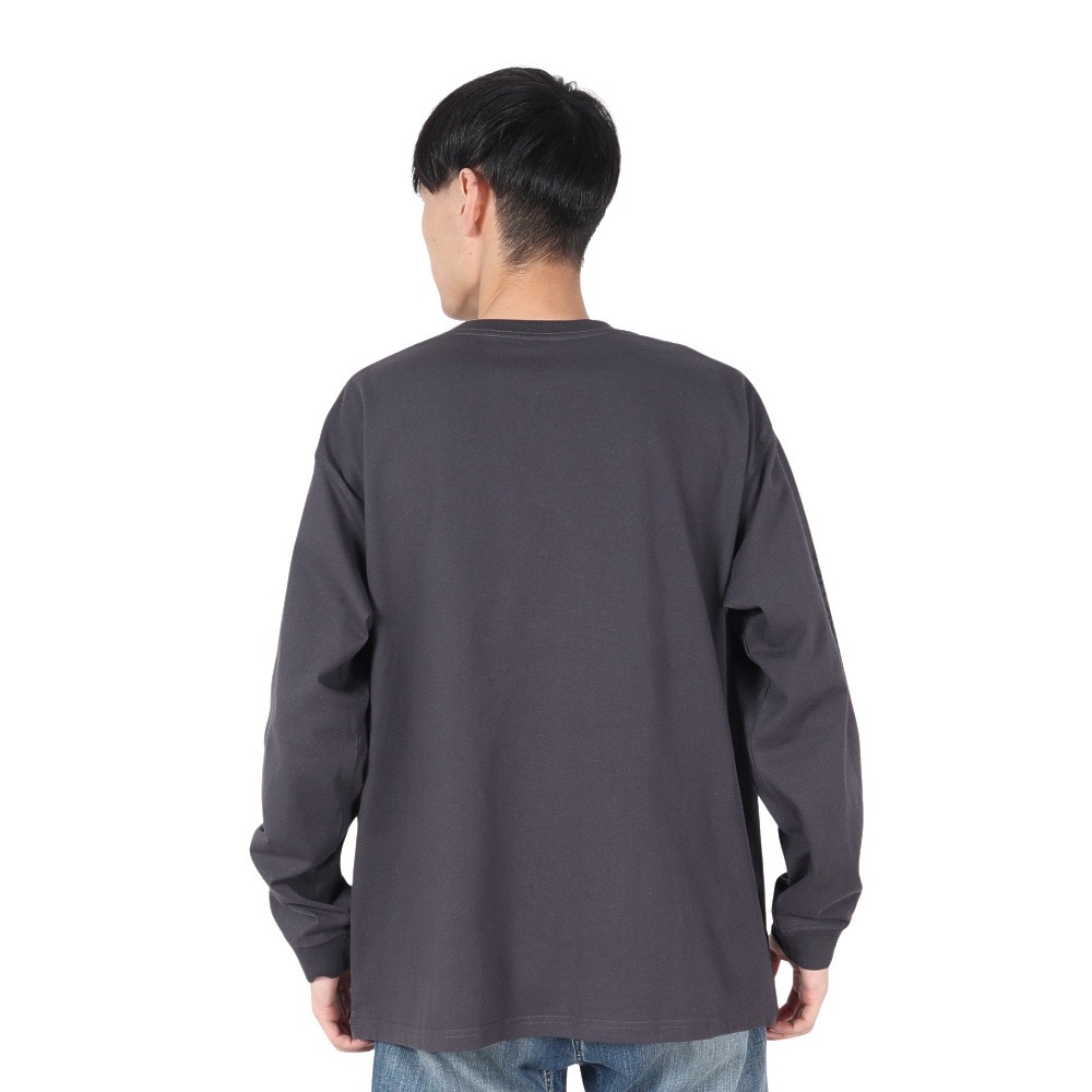 マンハッタンポーテージ（ManhattanPortage）（メンズ）長袖プリントTシャツ MP-M371 CHARCOAL