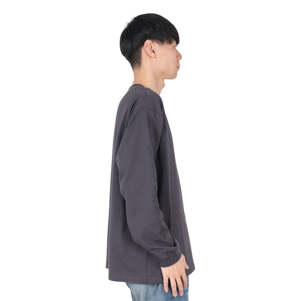 マンハッタンポーテージ（ManhattanPortage）（メンズ）長袖プリントTシャツ MP-M371 CHARCOAL