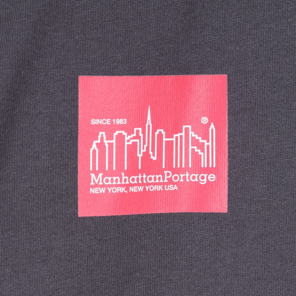 マンハッタンポーテージ（ManhattanPortage）（メンズ）長袖プリントTシャツ MP-M371 CHARCOAL