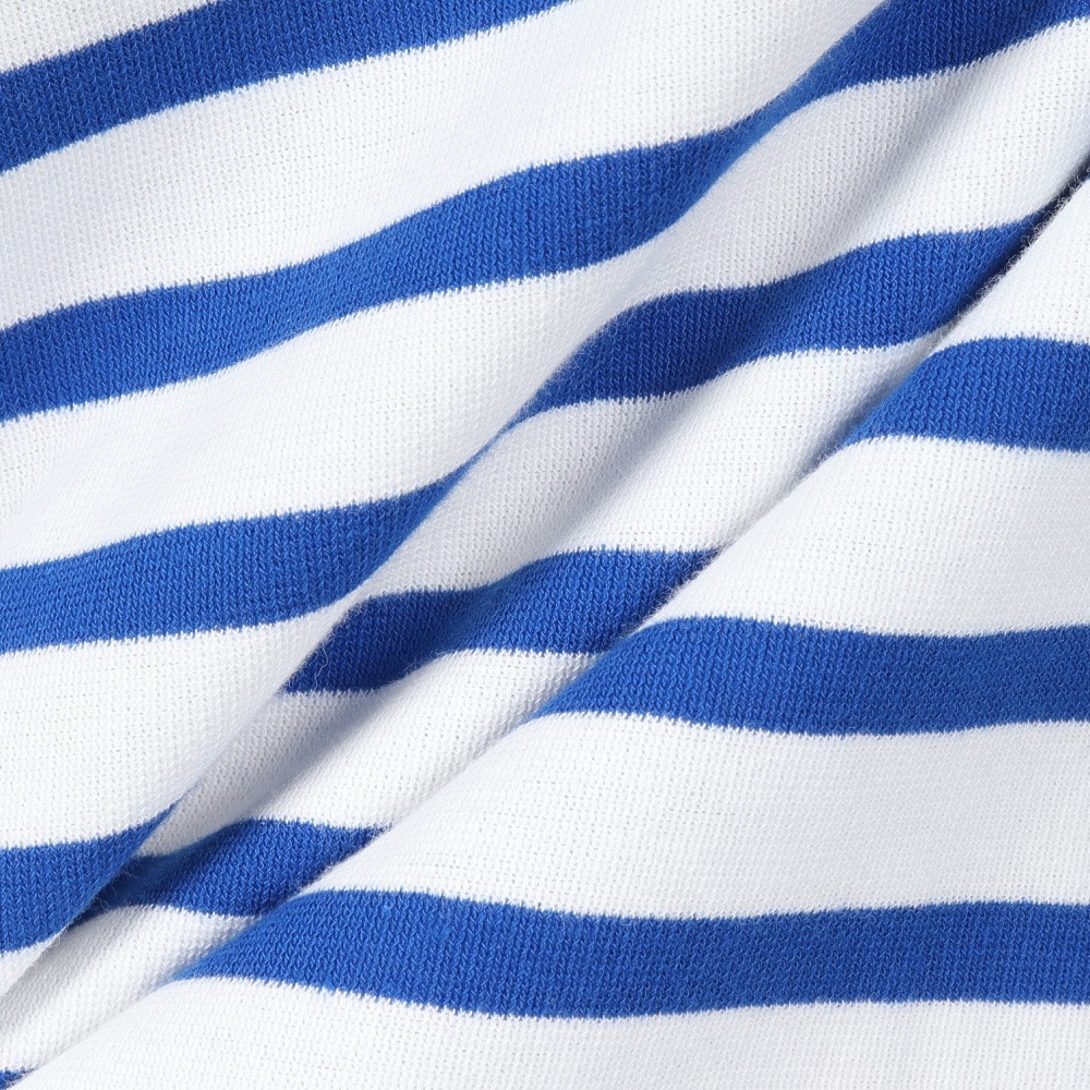 オーシバル（ORCIVAL）（メンズ）ボートネック 長袖 Rachel Basque シャツ 6101 WHITExBLEU