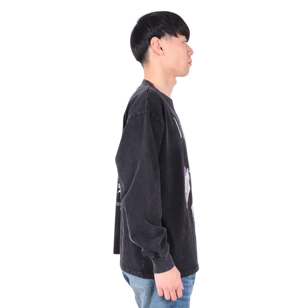 DISNEY（DISNEY）（メンズ）ヴィランズ フェイスツアー 長袖Tシャツ 5315016-01 BLK