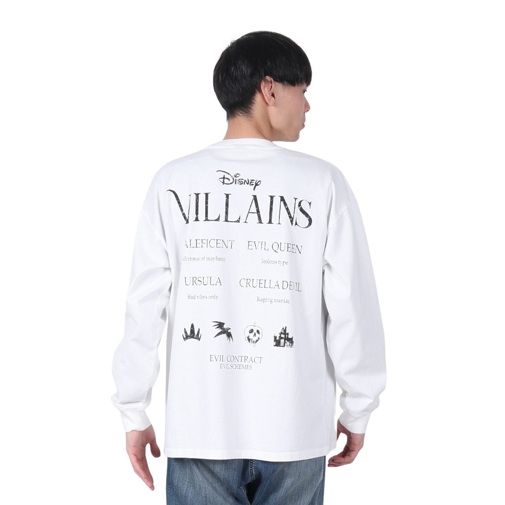 DISNEY（DISNEY）（メンズ、レディース）ヴィランズ フェイスツアーロンT 長袖Tシャツ 5315016-06 OFF