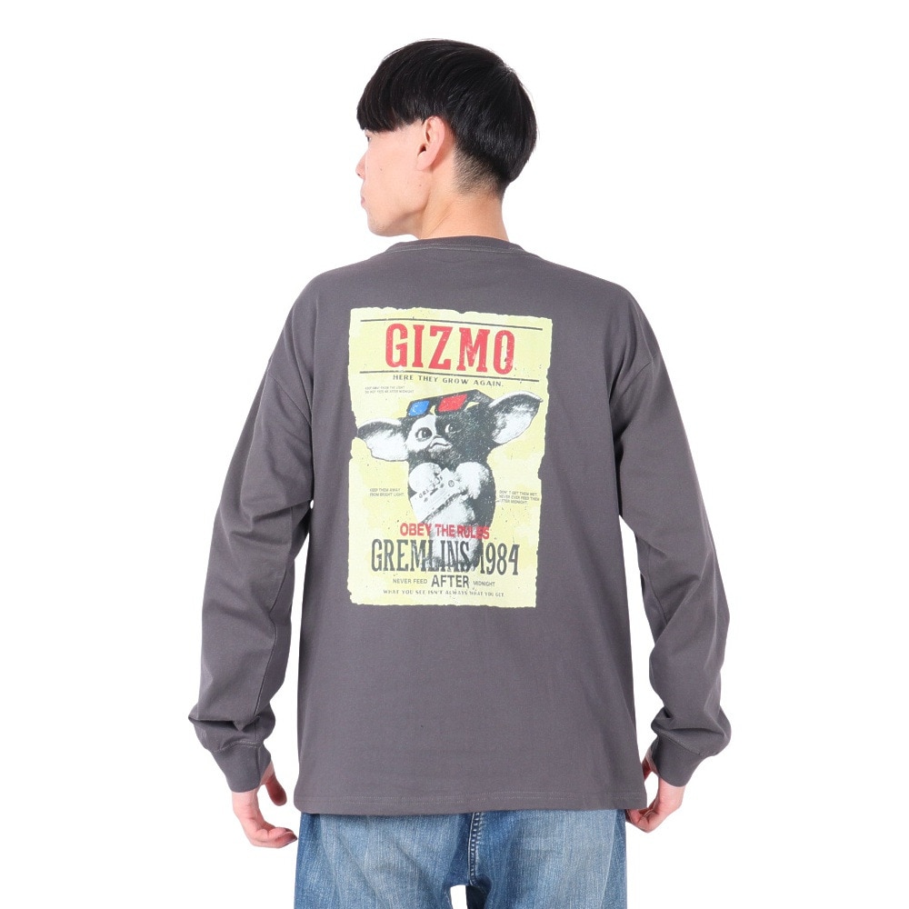 グレムリンズ（GREMLINS）（メンズ）グレムリンズ ポスター 長袖Tシャツ 5315004-02 CHA