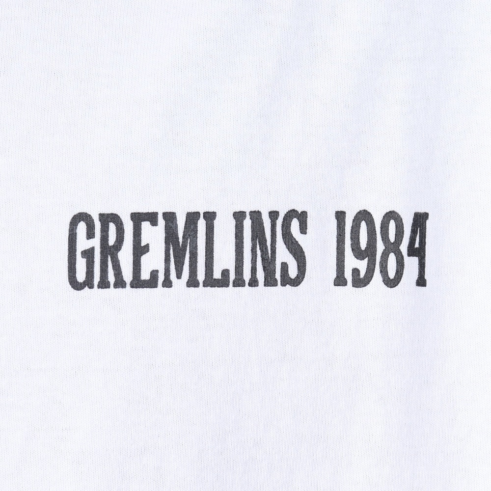 グレムリンズ（GREMLINS）（メンズ、レディース）ギズモ ポスターロンT 長袖Tシャツ 5315004-07 WHT
