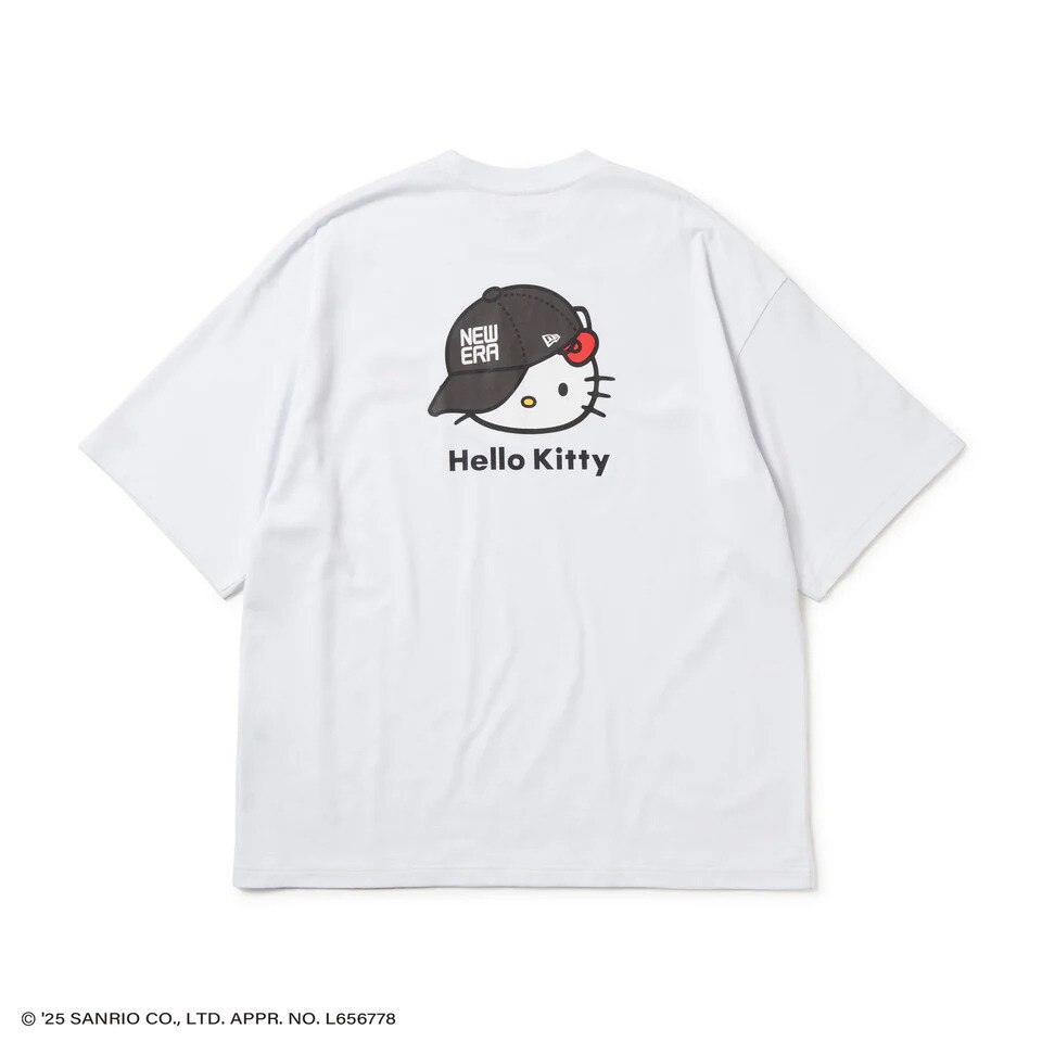 ニューエラ（NEW ERA）（メンズ、レディース）オーバーサイズド コットン 半袖Tシャツ HELLO KITTY キャップ 14348709
