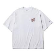 (メンズ、レディース)半袖 オーバーサイズド コットン Tシャツ SANTA CRUZ スクリーミングハンド ホワイト 14384105